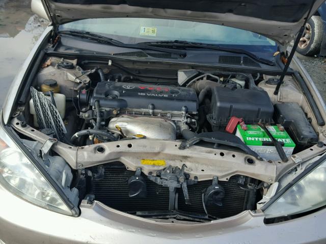 4T1BE32K92U534468 - 2002 TOYOTA CAMRY LE ბეჟი ფოტო 7