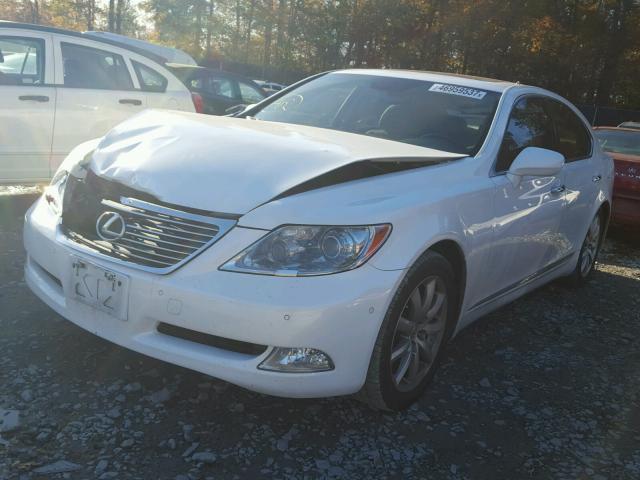 JTHBL46FX85061274 - 2008 LEXUS LS 460 WHITE photo 2