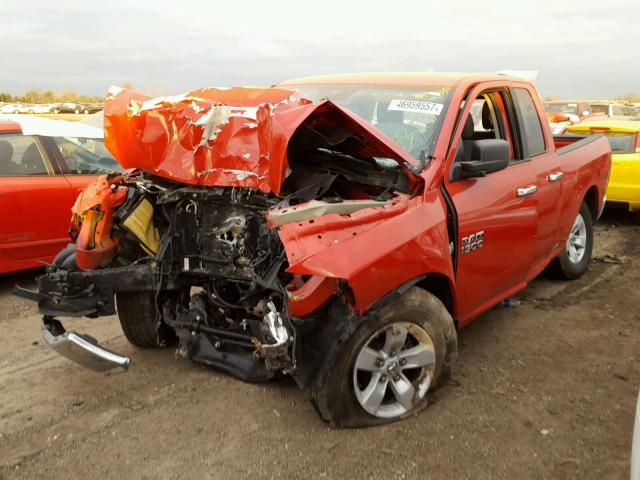 1C6RR7GT1GS270835 - 2016 RAM 1500 SLT წითელი ფოტო 2