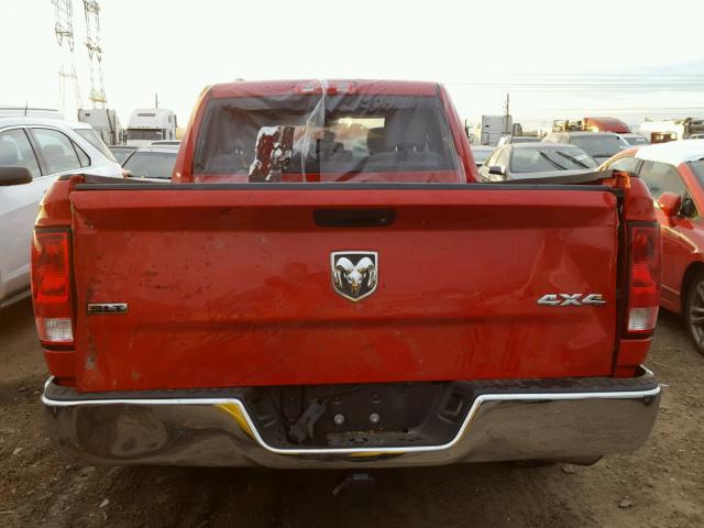 1C6RR7GT1GS270835 - 2016 RAM 1500 SLT RED photo 9