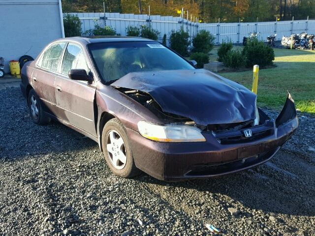 1HGCG1651WA058009 - 1998 HONDA ACCORD EX MAROON photo 1