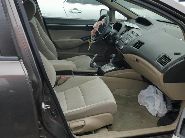 19XFA16849E015650 - 2009 HONDA CIVIC EX 灰色 照片 5