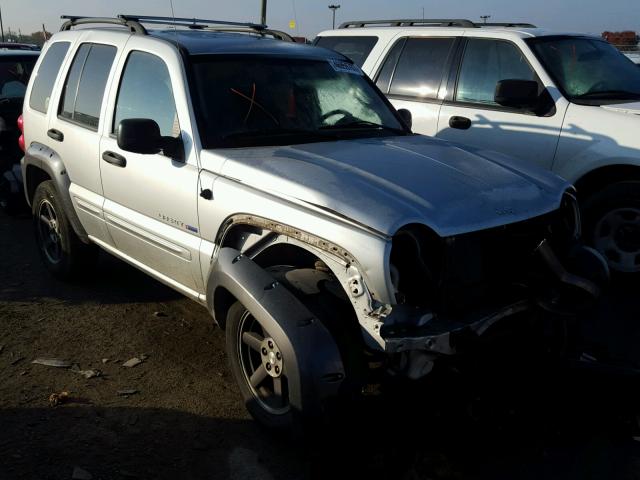 1J4GL48K93W693410 - 2003 JEEP LIBERTY SP SILVER photo 1