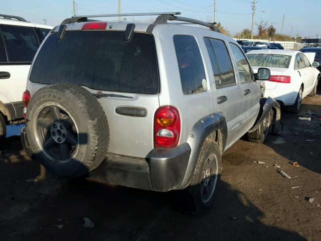 1J4GL48K93W693410 - 2003 JEEP LIBERTY SP SILVER photo 4