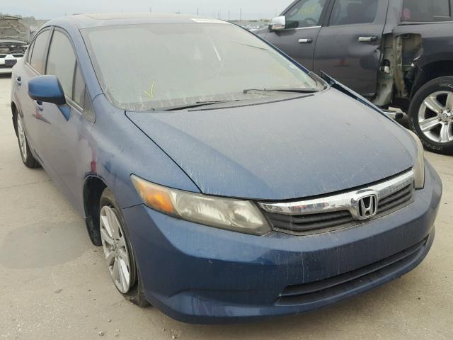 2HGFB2F98CH512984 - 2012 HONDA CIVIC EXL 蓝色 照片 1