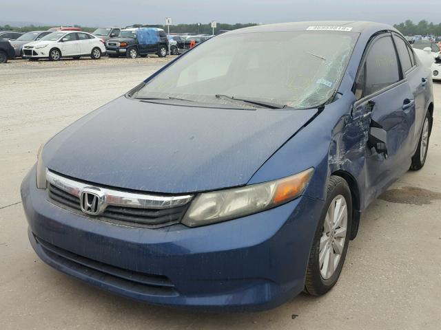 2HGFB2F98CH512984 - 2012 HONDA CIVIC EXL 蓝色 照片 2