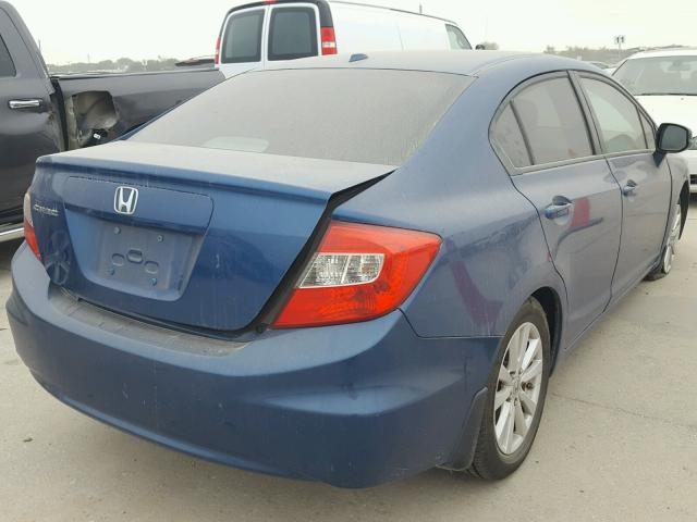 2HGFB2F98CH512984 - 2012 HONDA CIVIC EXL 蓝色 照片 4