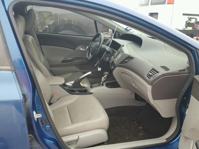 2HGFB2F98CH512984 - 2012 HONDA CIVIC EXL 蓝色 照片 5
