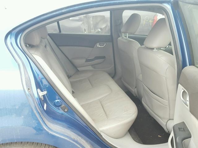 2HGFB2F98CH512984 - 2012 HONDA CIVIC EXL 蓝色 照片 6