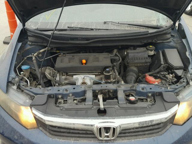 2HGFB2F98CH512984 - 2012 HONDA CIVIC EXL 蓝色 照片 7
