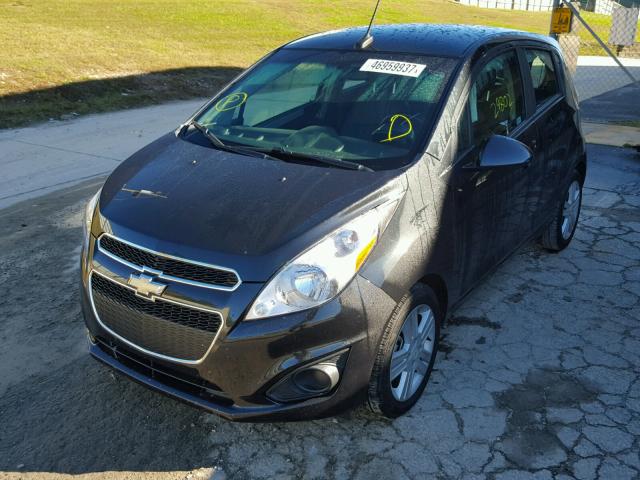 KL8CD6S9XEC544827 - 2014 CHEVROLET SPARK 1LT BLACK photo 2