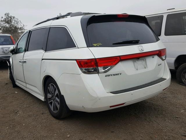 5FNRL5H91FB039852 - 2015 HONDA ODYSSEY TO WHITE photo 3