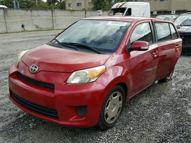 JTKKU4B45AJ057268 - 2010 TOYOTA SCION XD RED photo 2