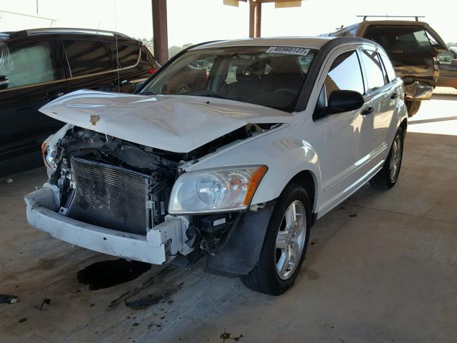 1B3HB48B27D296668 - 2007 DODGE CALIBER SX WHITE photo 2