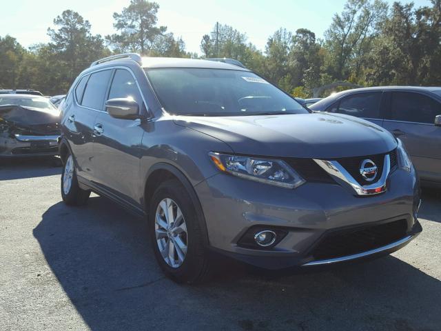 5N1AT2MT6FC825085 - 2015 NISSAN ROGUE S GRAY photo 1