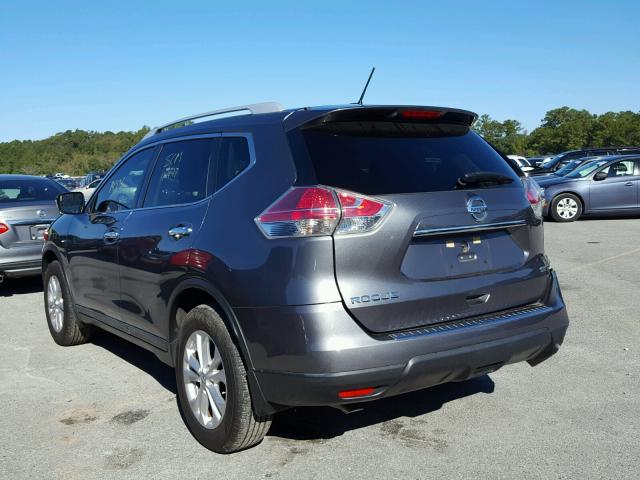 5N1AT2MT6FC825085 - 2015 NISSAN ROGUE S GRAY photo 3