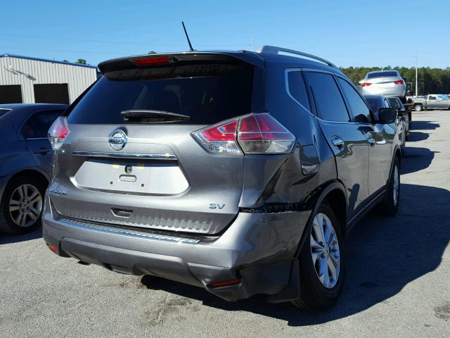 5N1AT2MT6FC825085 - 2015 NISSAN ROGUE S GRAY photo 4