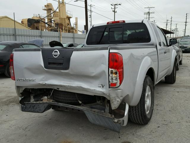 1N6BD0CT9CC436414 - 2012 NISSAN FRONTIER S SILVER photo 4