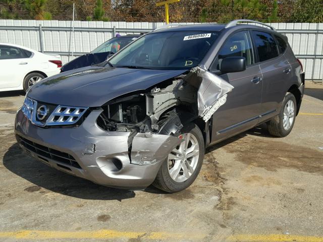 JN8AS5MT5FW661503 - 2015 NISSAN ROGUE SELE GRAY photo 2