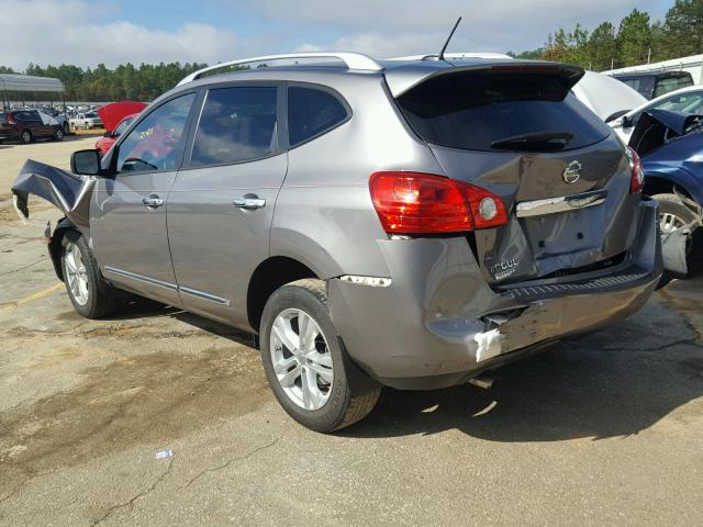 JN8AS5MT5FW661503 - 2015 NISSAN ROGUE SELE GRAY photo 3