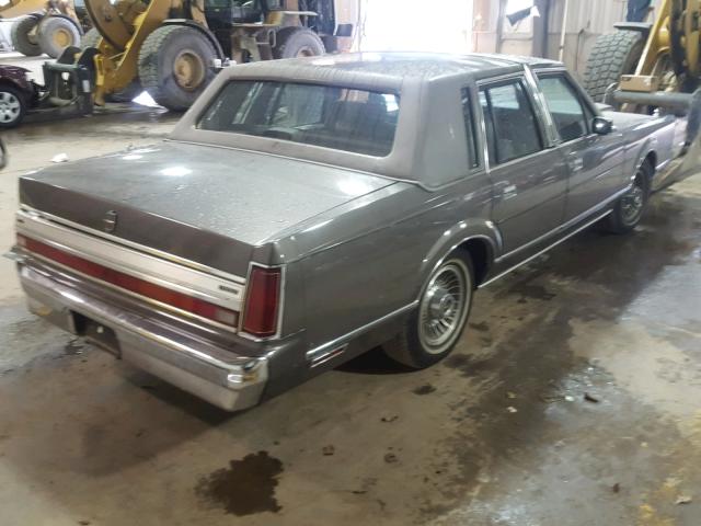 1LNBM81F4JY854860 - 1988 LINCOLN TOWN CAR GRAY photo 4