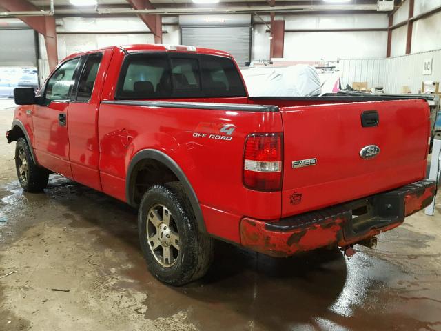 1FTPX14596FA18654 - 2006 FORD F150 RED photo 3