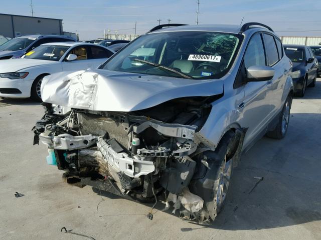 1FMCU9G92EUE53462 - 2014 FORD ESCAPE SE GRAY photo 2