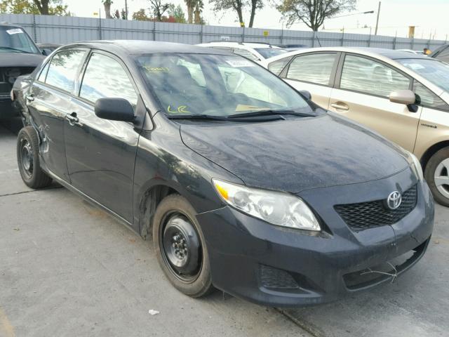 2T1BU4EE6AC305373 - 2010 TOYOTA COROLLA BA BLACK photo 1