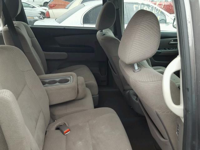 5FNRL5H41CB086816 - 2012 HONDA ODYSSEY EX GRAY photo 6