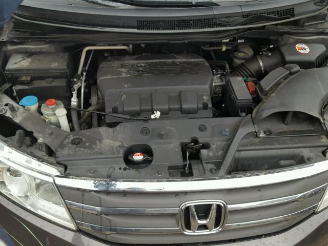 5FNRL5H41CB086816 - 2012 HONDA ODYSSEY EX GRAY photo 7