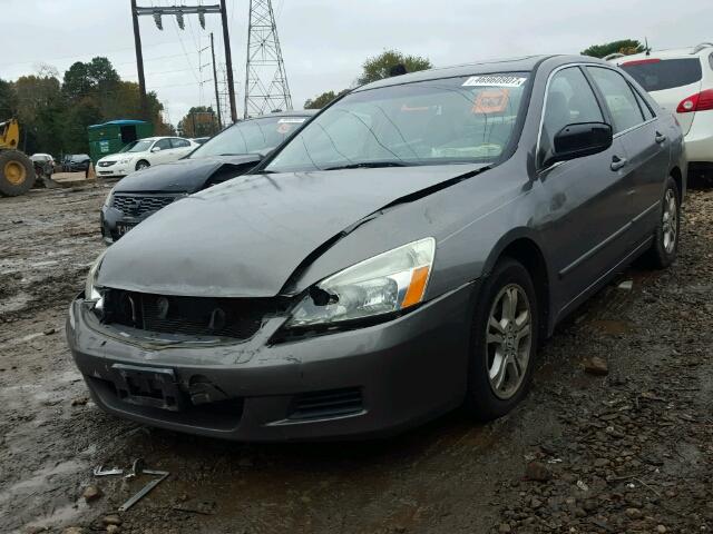 1HGCM567X7A130053 - 2007 HONDA ACCORD EX TAN photo 2