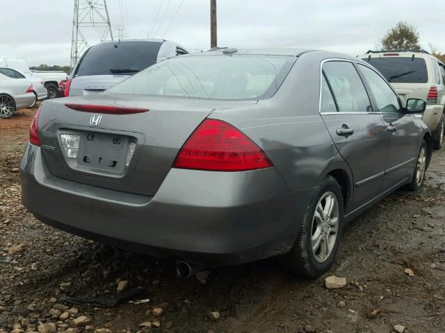 1HGCM567X7A130053 - 2007 HONDA ACCORD EX TAN photo 4