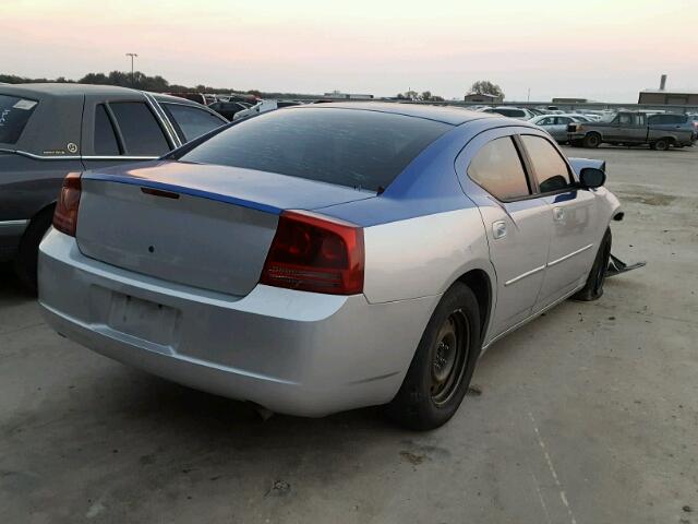 2B3KA43G27H638361 - 2007 DODGE CHARGER SE SILVER photo 4