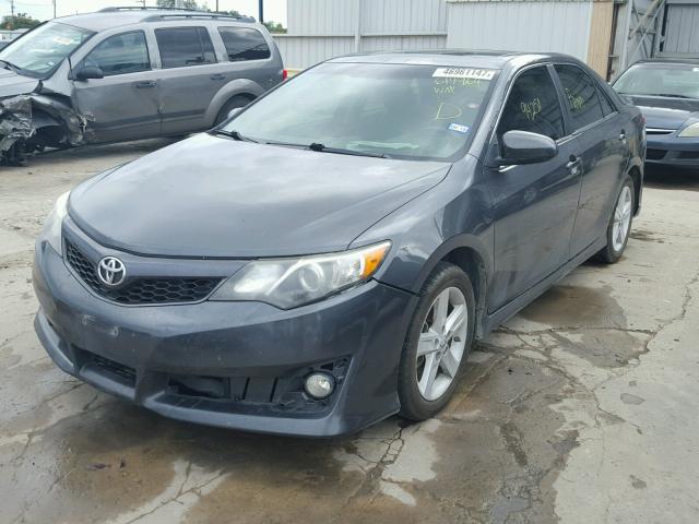 4T1BF1FK9CU614964 - 2012 TOYOTA CAMRY BASE CHARCOAL photo 2