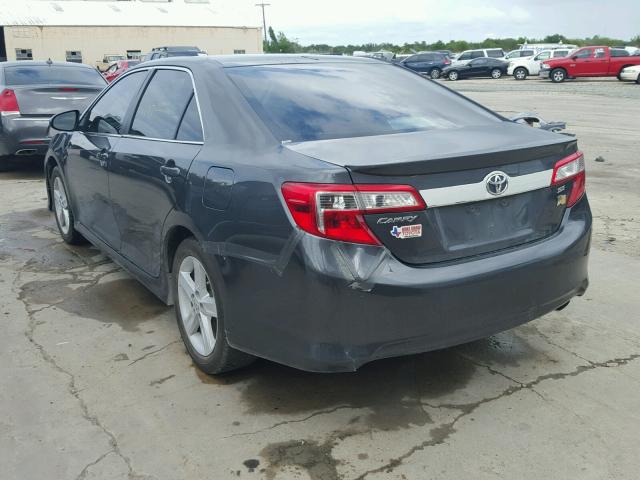 4T1BF1FK9CU614964 - 2012 TOYOTA CAMRY BASE CHARCOAL photo 3