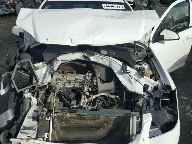 1G1AD5F54A7158870 - 2010 CHEVROLET COBALT 1LT WHITE photo 7