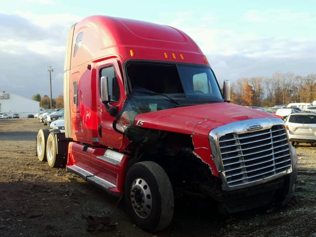 1FUJGLDR99LAE3488 - 2009 FREIGHTLINER CASCADIA 1 RED photo 1