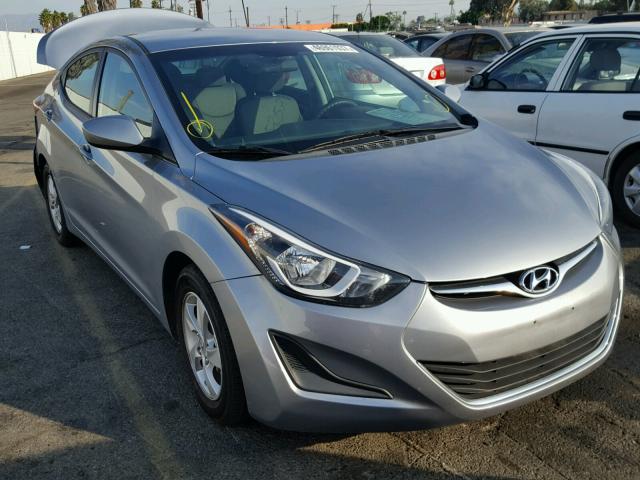 5NPDH4AE1FH551982 - 2015 HYUNDAI ELANTRA SE SILVER photo 1