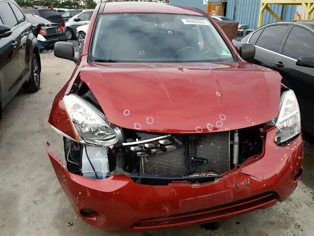 JN8AS5MV6CW412799 - 2012 NISSAN ROGUE S RED photo 9