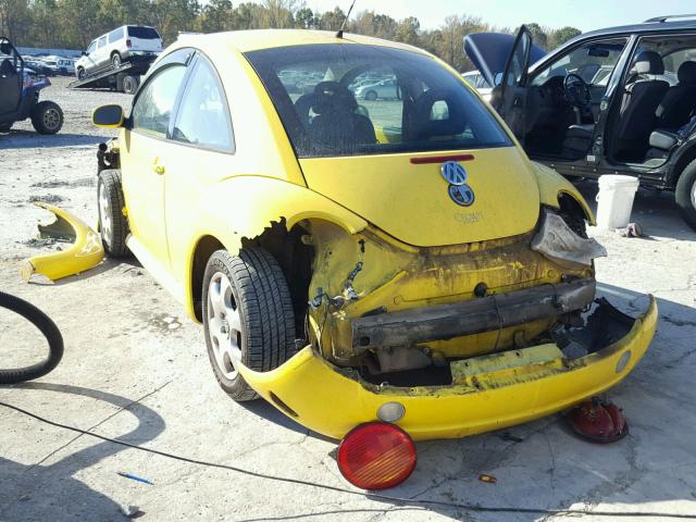 3VWCB21C02M428238 - 2002 VOLKSWAGEN NEW BEETLE 黄色 照片 3