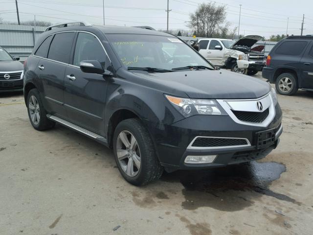 2HNYD2H3XCH548311 - 2012 ACURA MDX BLACK photo 1