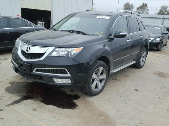 2HNYD2H3XCH548311 - 2012 ACURA MDX BLACK photo 2