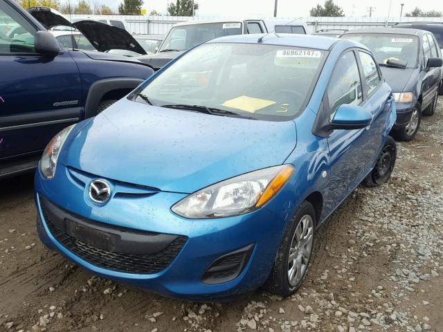 JM1DE1KZ1C0139675 - 2012 MAZDA MAZDA2 BLUE photo 2