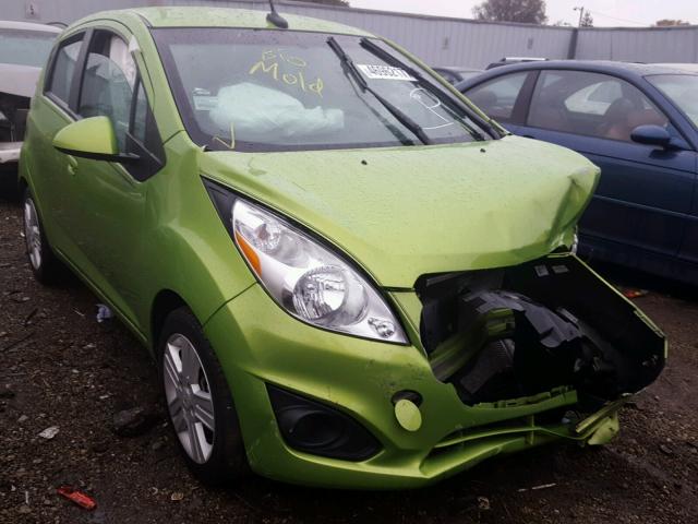 KL8CD6S90EC586035 - 2014 CHEVROLET SPARK 1LT GREEN photo 1