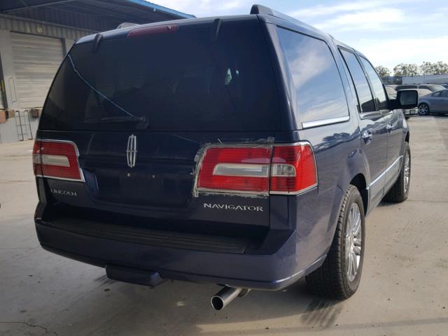 5LMFU285X8LJ20367 - 2008 LINCOLN NAVIGATOR Blau Foto 4