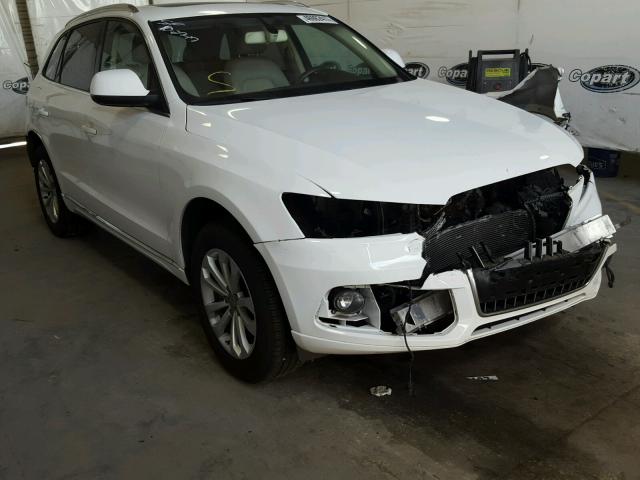 WA1CFAFP8EA018599 - 2014 AUDI Q5 PREMIUM WHITE photo 1