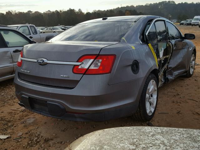 1FAHP2EW6BG136608 - 2011 FORD TAURUS SEL GRAY photo 4