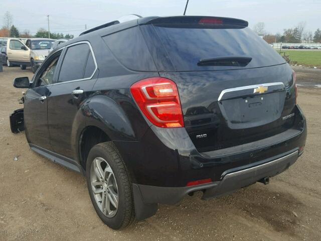 2GNFLGE3XG6330198 - 2016 CHEVROLET EQUINOX LT BLACK photo 3