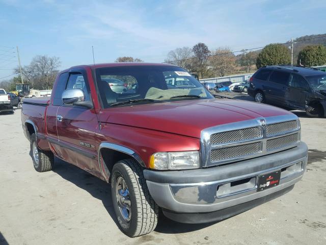 1B7HC13Z0WJ256572 - 1998 DODGE RAM 1500 RED photo 1