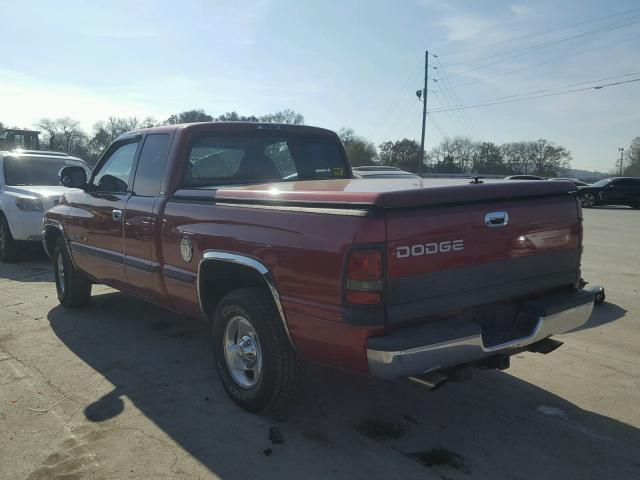 1B7HC13Z0WJ256572 - 1998 DODGE RAM 1500 RED photo 3